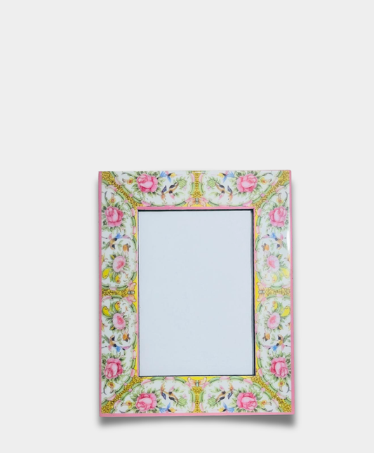 Famille Rose Picture Frame - 5x7 Decorative Photo Frame